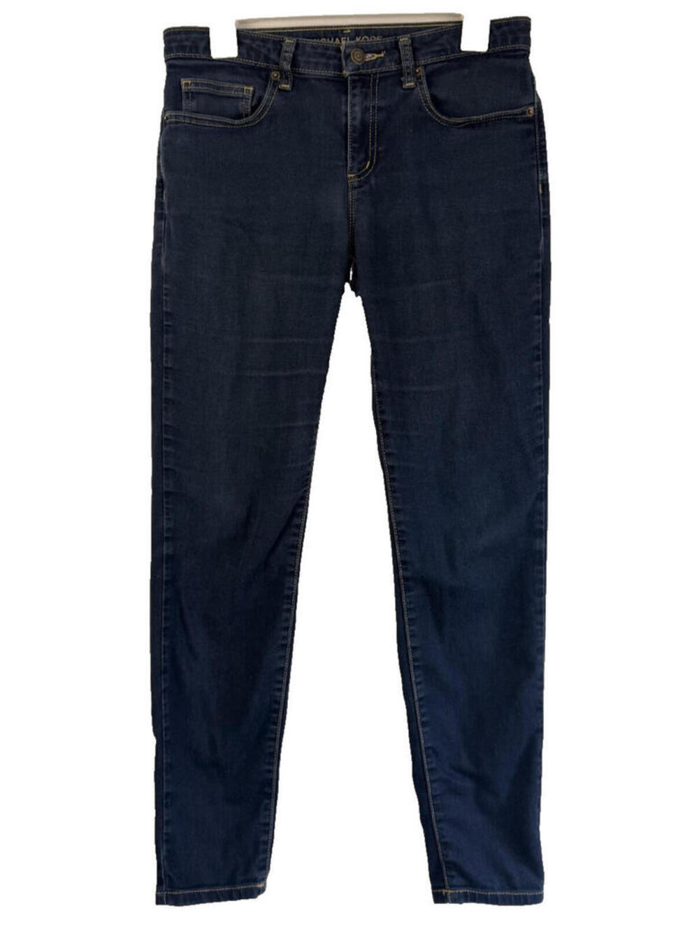 Michael Kors Izzy Skinny Womens Jeans Sz 6 Blue Dark Wash